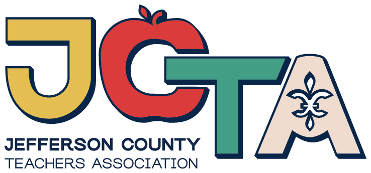 Colorful text spelling out JCTA